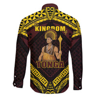 Tonga First King Family Matching Off Shoulder Short Dress and Hawaiian Shirt Ahoeitu Know Your Roots LT05 - Polynesian Pride