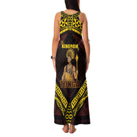 Tonga First King Family Matching Tank Maxi Dress and Hawaiian Shirt Ahoeitu Know Your Roots LT05 - Polynesian Pride