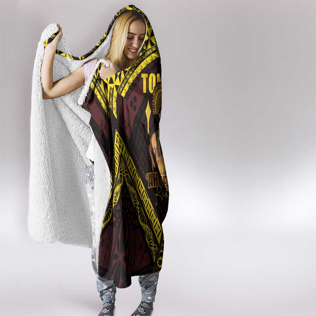 Tonga First King Hooded Blanket Ahoeitu Know Your Roots