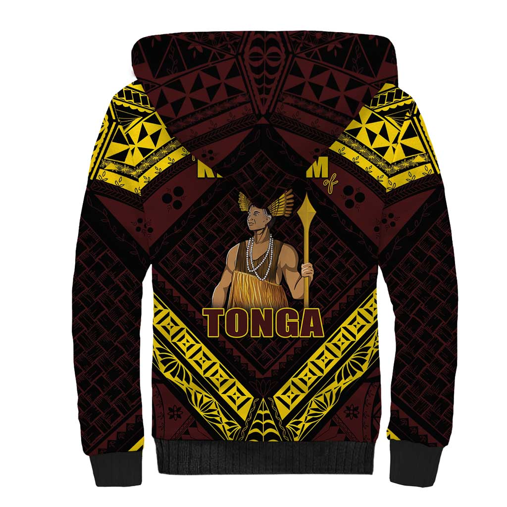 Tonga First King Sherpa Hoodie Ahoeitu Know Your Roots LT05 - Polynesian Pride