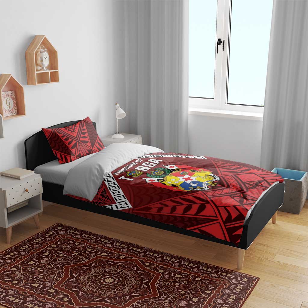 Tonga Emancipation Day Bedding Set Tongan Kupesi Pattern