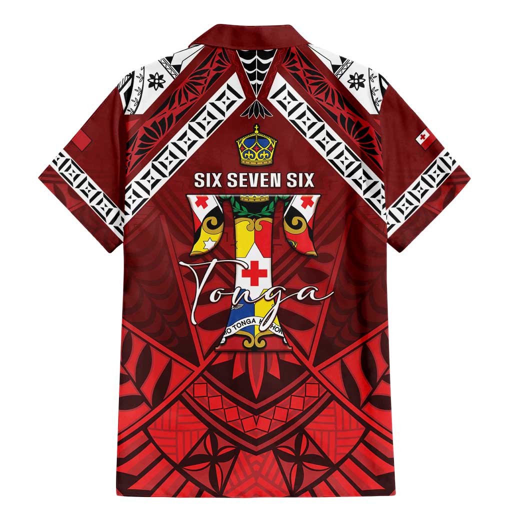 Tonga Emancipation Day Family Matching Mermaid Dress and Hawaiian Shirt Tongan Kupesi Pattern LT05 - Polynesian Pride