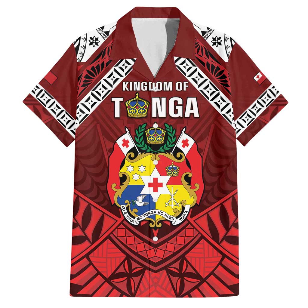 Tonga Emancipation Day Family Matching Puletasi and Hawaiian Shirt Tongan Kupesi Pattern