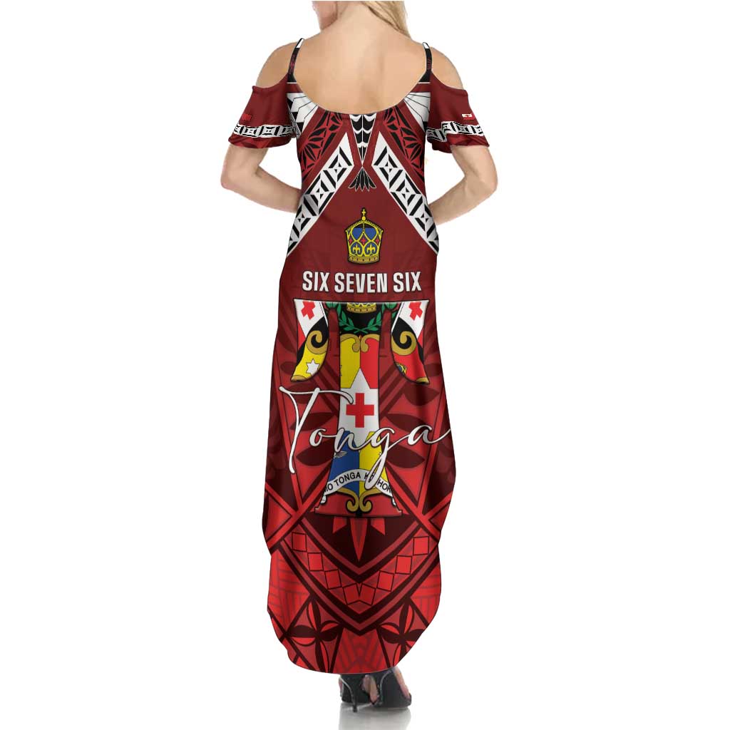Tonga Emancipation Day Family Matching Summer Maxi Dress and Hawaiian Shirt Tongan Kupesi Pattern LT05 - Polynesian Pride