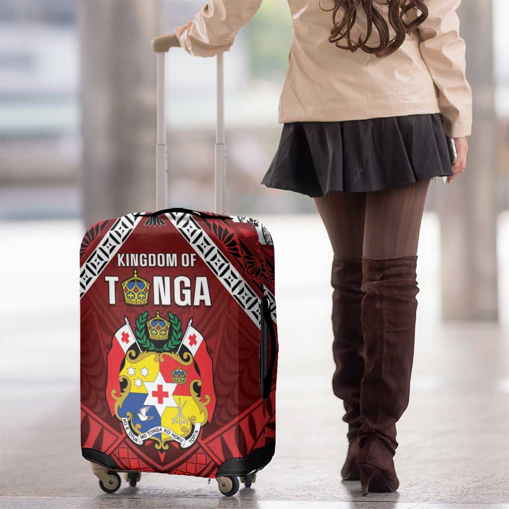 Tonga Emancipation Day Luggage Cover Tongan Kupesi Pattern