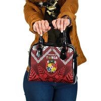 Tonga Emancipation Day Shoulder Handbag Tongan Kupesi Pattern