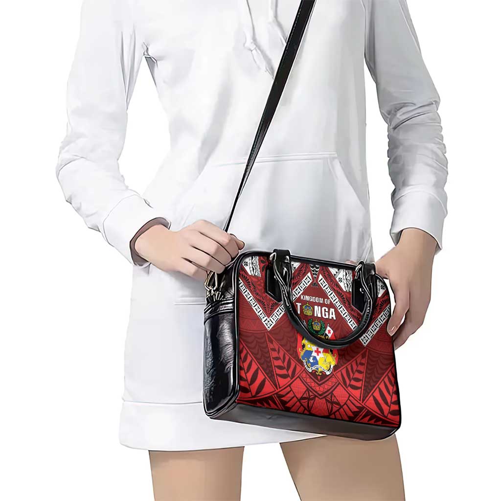 Tonga Emancipation Day Shoulder Handbag Tongan Kupesi Pattern