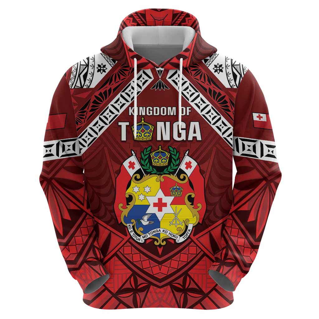 Tonga Emancipation Day Zip Hoodie Tongan Kupesi Pattern LT05 - Polynesian Pride