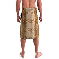 Tonga Kupesi Ngatu Lavalava Vintage Brown Plumeria