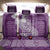 Tonga Kupesi Ngatu Back Car Seat Cover Vintage Purple Plumeria