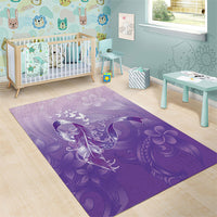Lupus Awareness Month Area Rug Polynesian Style