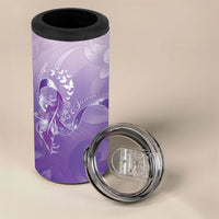 Lupus Awareness Month 4 in 1 Can Cooler Tumbler Polynesian Style