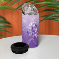Lupus Awareness Month 4 in 1 Can Cooler Tumbler Polynesian Style