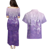 Lupus Awareness Month Couples Matching Puletasi and Hawaiian Shirt Polynesian Style LT05 - Polynesian Pride