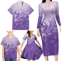 Lupus Awareness Month Family Matching Long Sleeve Bodycon Dress and Hawaiian Shirt Polynesian Style LT05 - Polynesian Pride