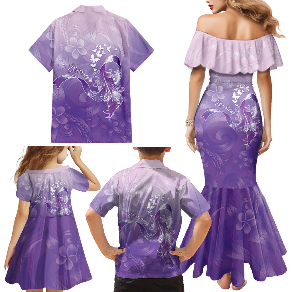 Lupus Awareness Month Family Matching Mermaid Dress and Hawaiian Shirt Polynesian Style LT05 - Polynesian Pride
