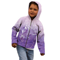 Lupus Awareness Month Kid Hoodie Polynesian Style