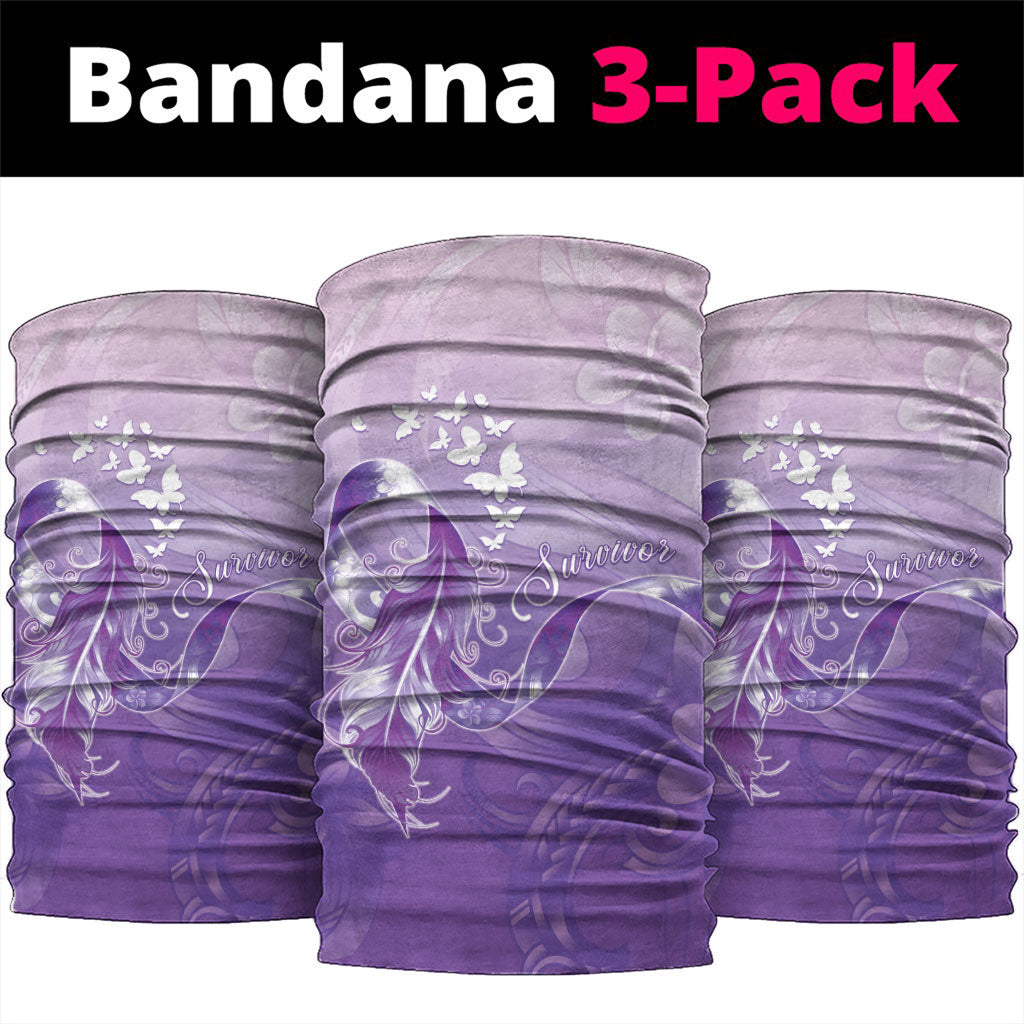 Lupus Awareness Month Neck Gaiter Polynesian Style