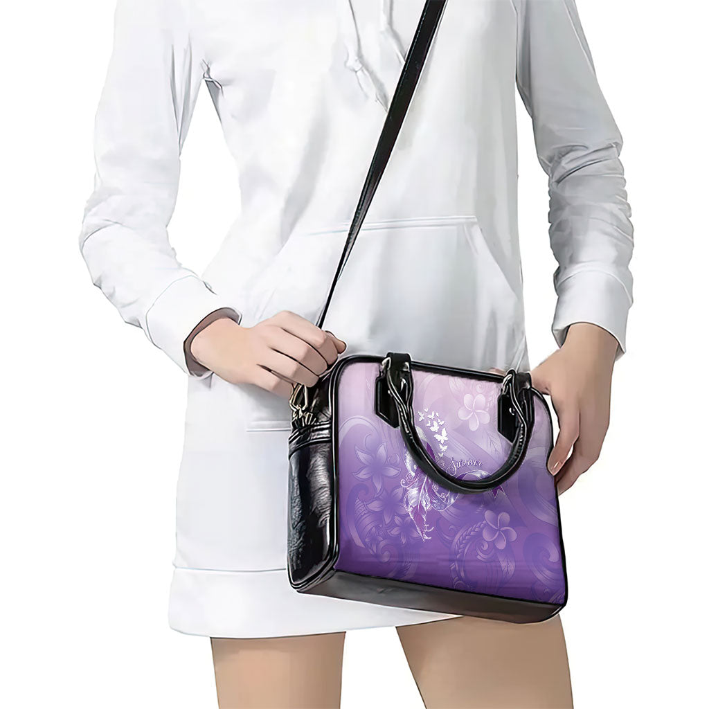 Lupus Awareness Month Shoulder Handbag Polynesian Style