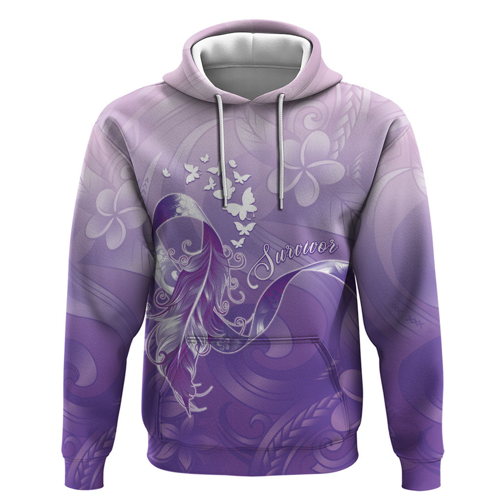 Lupus Awareness Month Zip Hoodie Polynesian Style