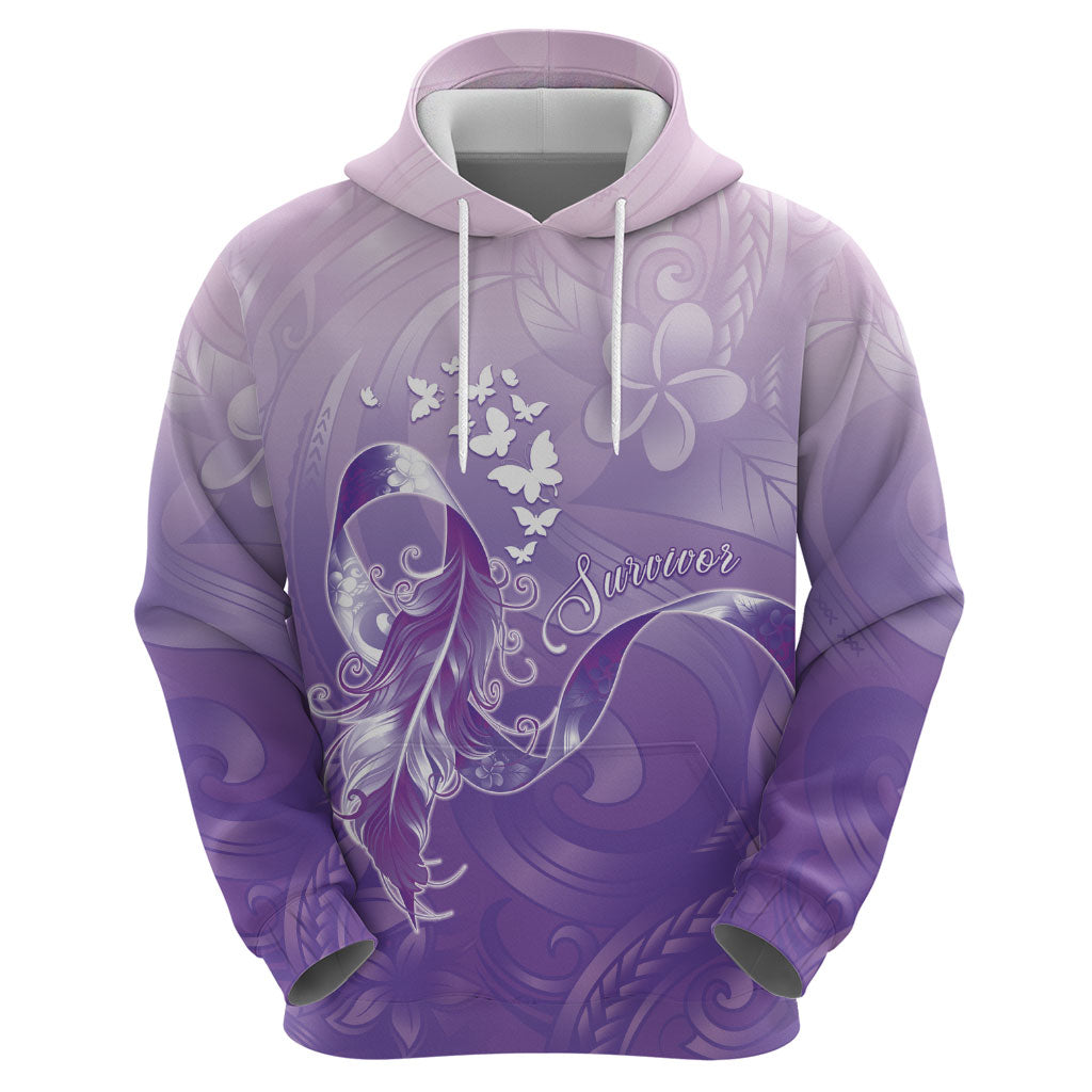 Lupus Awareness Month Zip Hoodie Polynesian Style