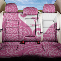 Personalised New Zealand Nurse Back Car Seat Cover Maori Koru Pink Version LT05 One Size Pink - Polynesian Pride