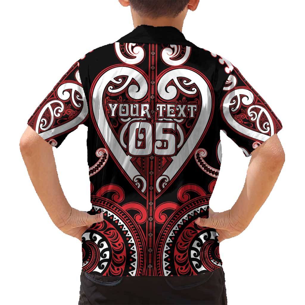 Custom Aotearoa Ngapuhi Family Matching Off Shoulder Maxi Dress and Hawaiian Shirt Maori Tribal Pattern LT05 - Polynesian Pride