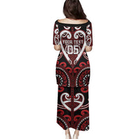 Custom Aotearoa Ngapuhi Family Matching Puletasi and Hawaiian Shirt Maori Tribal Pattern