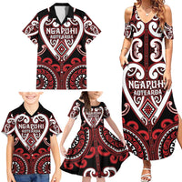 Custom Aotearoa Ngapuhi Family Matching Summer Maxi Dress and Hawaiian Shirt Maori Tribal Pattern LT05 - Polynesian Pride