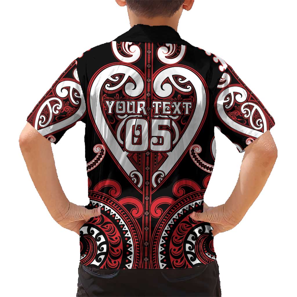 Custom Aotearoa Ngapuhi Hawaiian Shirt Maori Tribal Pattern