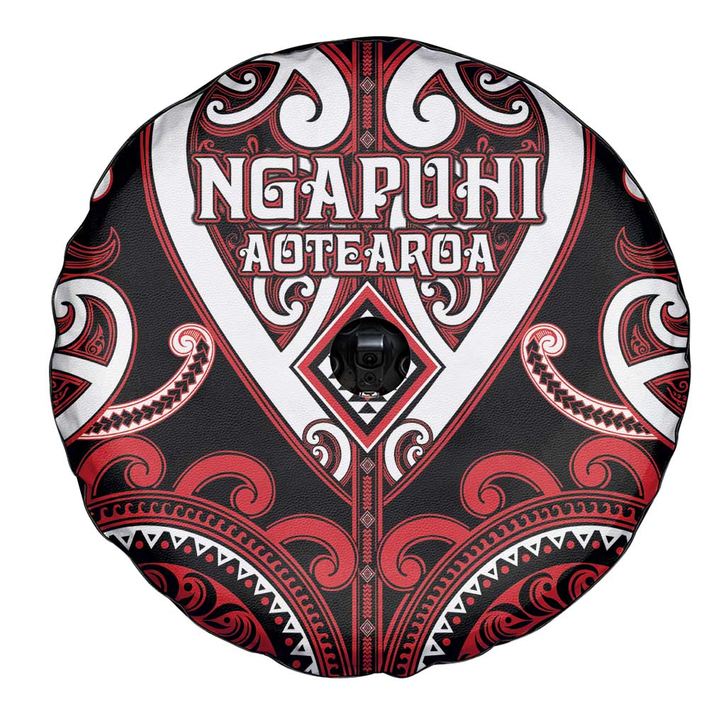 Aotearoa Ngapuhi Spare Tire Cover Maori Tribal Pattern LT05 - Polynesian Pride