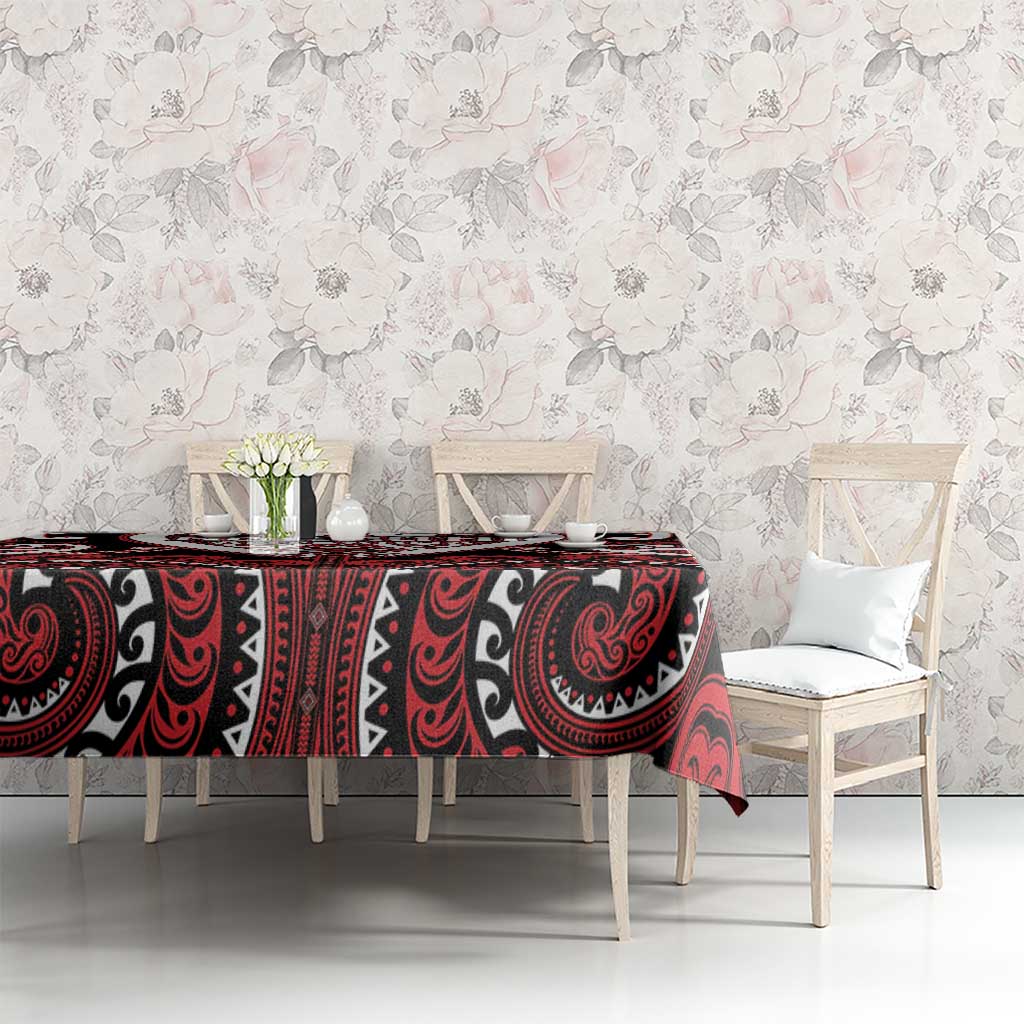 Aotearoa Ngapuhi Tablecloth Maori Tribal Pattern