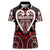 Custom Aotearoa Ngapuhi Women Polo Shirt Maori Tribal Pattern