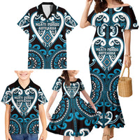 Custom Aotearoa Ngati Porou Family Matching Mermaid Dress and Hawaiian Shirt Maori Tribal Pattern LT05 - Polynesian Pride