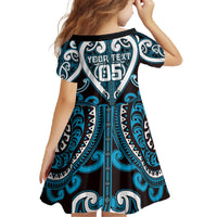 Custom Aotearoa Ngati Porou Family Matching Off The Shoulder Long Sleeve Dress and Hawaiian Shirt Maori Tribal Pattern