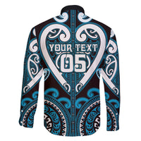 Custom Aotearoa Ngati Porou Family Matching Off Shoulder Maxi Dress and Hawaiian Shirt Maori Tribal Pattern LT05 - Polynesian Pride