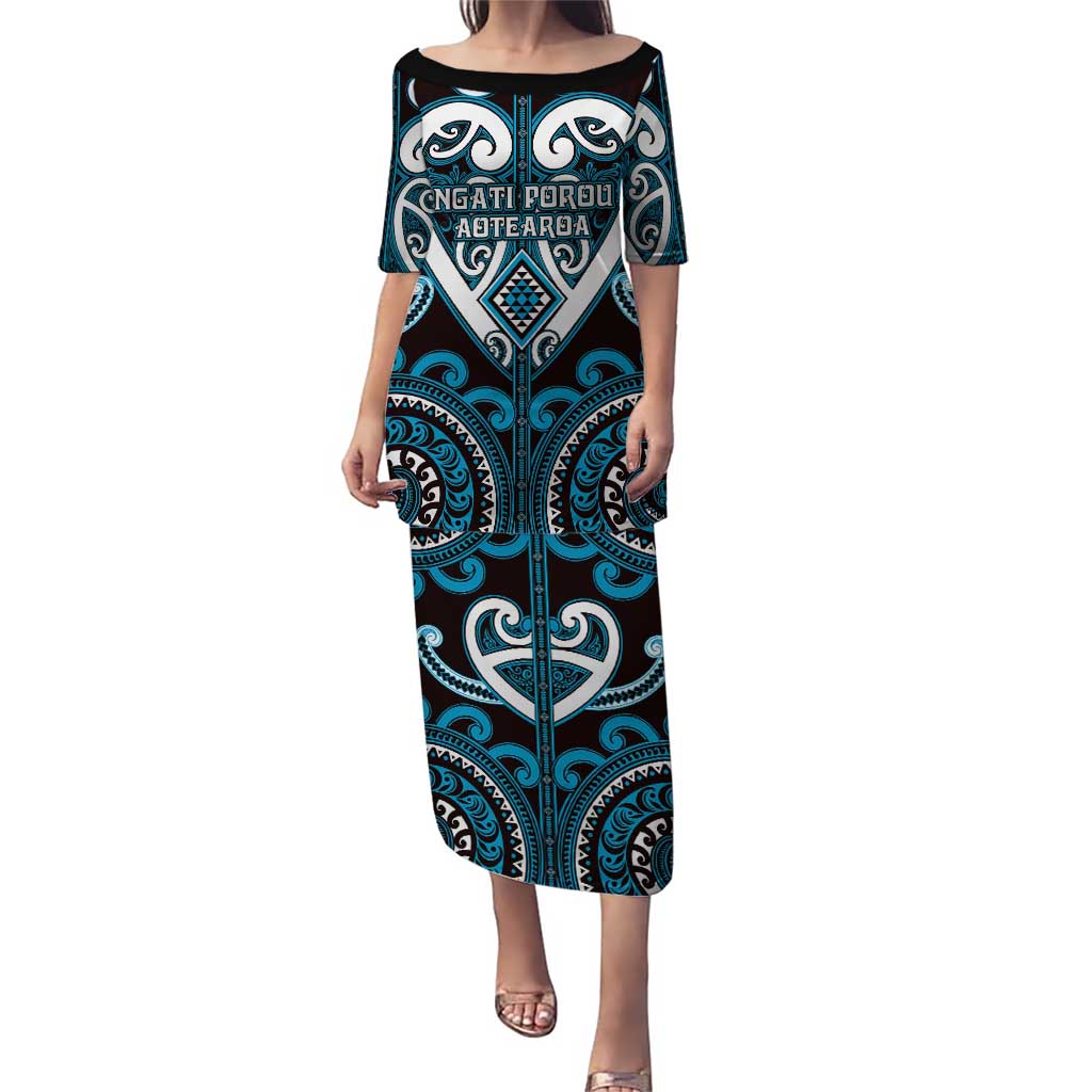 Custom Aotearoa Ngati Porou Puletasi Maori Tribal Pattern