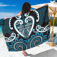 Aotearoa Ngati Porou Sarong Maori Tribal Pattern LT05 One Size 44 x 66 inches Blue - Polynesian Pride