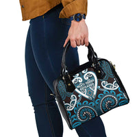 Aotearoa Ngati Porou Shoulder Handbag Maori Tribal Pattern LT05 - Polynesian Pride