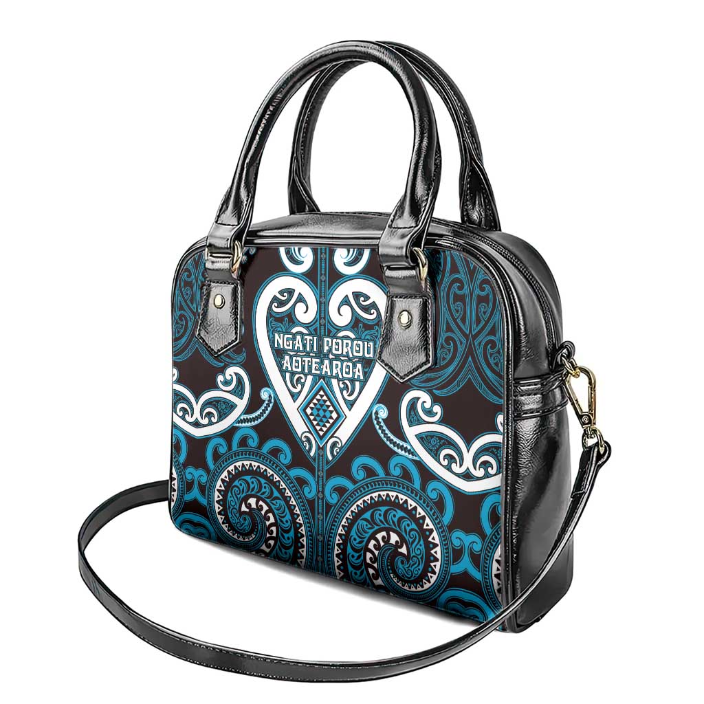 Aotearoa Ngati Porou Shoulder Handbag Maori Tribal Pattern LT05 - Polynesian Pride