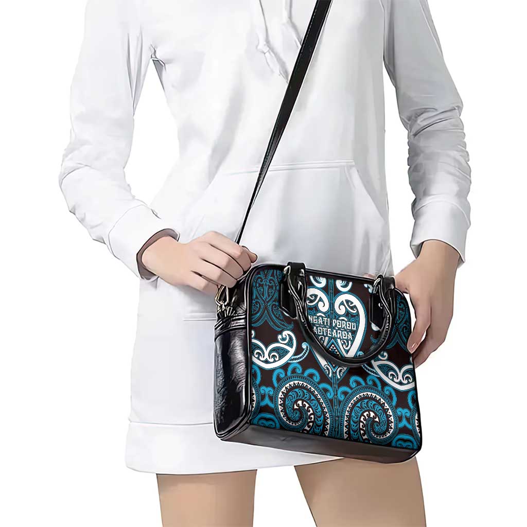 Aotearoa Ngati Porou Shoulder Handbag Maori Tribal Pattern LT05 - Polynesian Pride