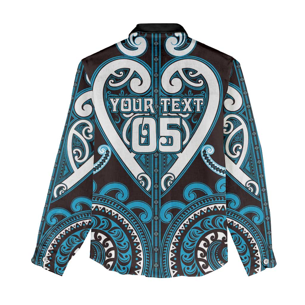 Custom Aotearoa Ngati Porou Women Casual Shirt Maori Tribal Pattern