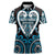 Custom Aotearoa Ngati Porou Women Polo Shirt Maori Tribal Pattern