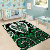 Aotearoa Ngai Tahu Area Rug Maori Tribal Pattern