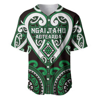 Custom Aotearoa Ngai Tahu Baseball Jersey Maori Tribal Pattern