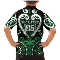 Custom Aotearoa Ngai Tahu Family Matching Mermaid Dress and Hawaiian Shirt Maori Tribal Pattern LT05 - Polynesian Pride