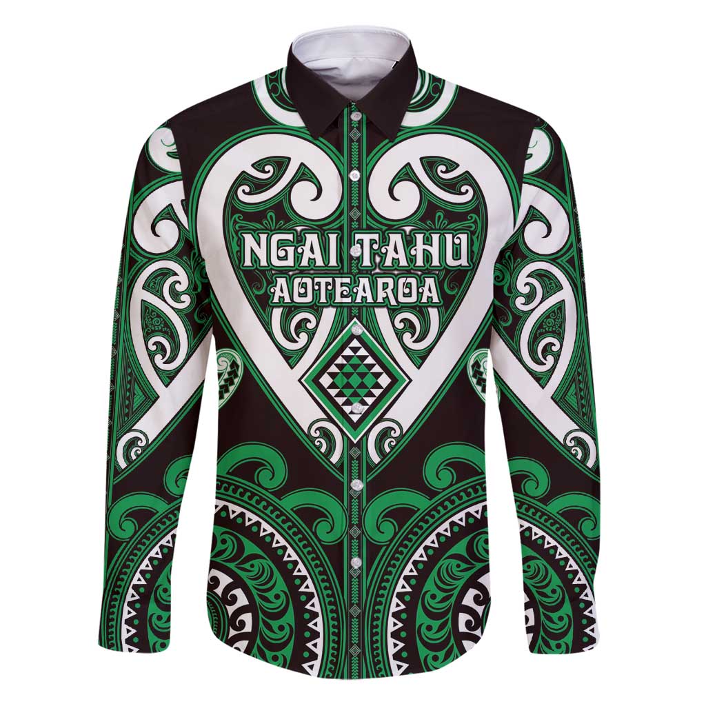 Custom Aotearoa Ngai Tahu Family Matching Puletasi and Hawaiian Shirt Maori Tribal Pattern