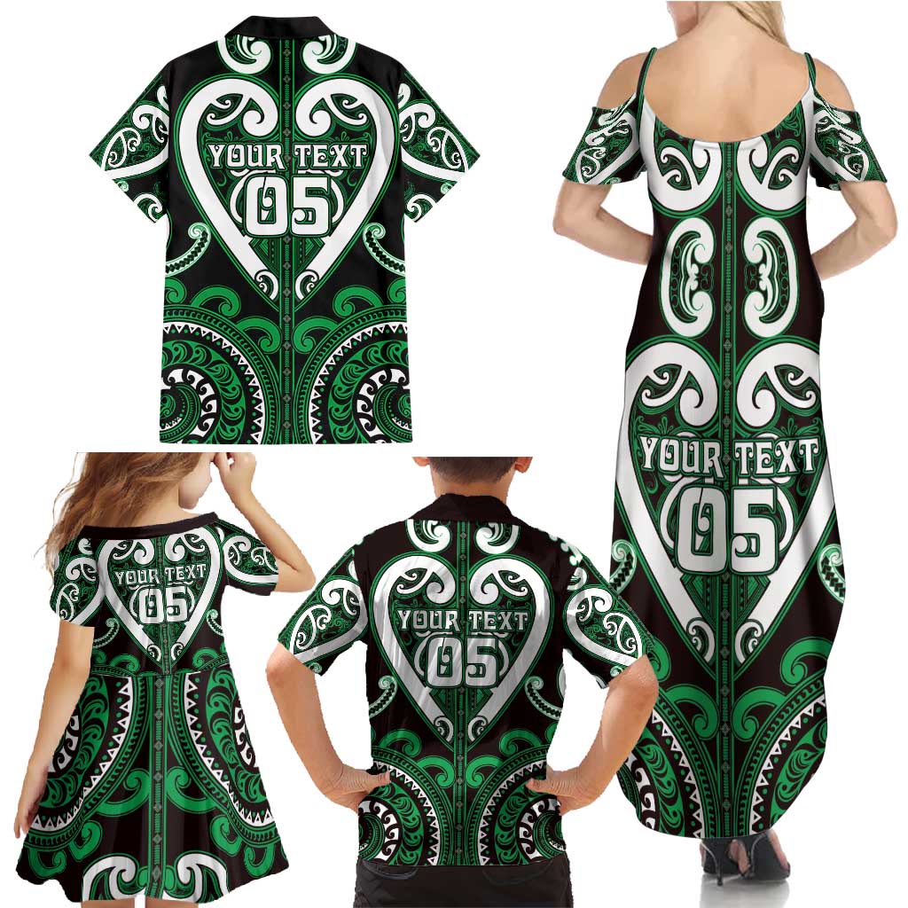 Custom Aotearoa Ngai Tahu Family Matching Summer Maxi Dress and Hawaiian Shirt Maori Tribal Pattern LT05 - Polynesian Pride