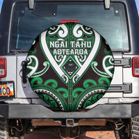 Aotearoa Ngai Tahu Spare Tire Cover Maori Tribal Pattern LT05 Green - Polynesian Pride