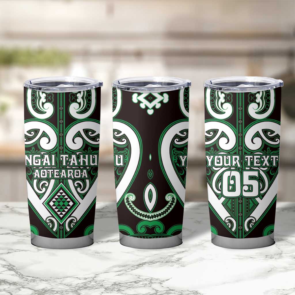 Custom Aotearoa Ngai Tahu Tumbler Cup Maori Tribal Pattern LT05 - Polynesian Pride